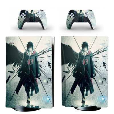Naruto decal skin for PS5 Disc Edition Console and two Con.. Naruto decal skin for PS5 Disc Edition Console and two Con..