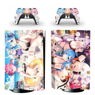 Anime Date A Live decal skin for PS5 Disc Edition Console .. Anime Date A Live decal skin for PS5 Disc Edition Console ..