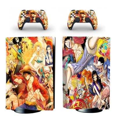 One Piece decal skin for PS5 Disc Edition Console and two .. One Piece decal skin for PS5 Disc Edition Console and two ..