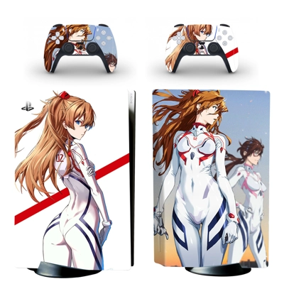 Neon Genesis Evangelion decal skin for PS5 Disc Edition Co.. Neon Genesis Evangelion decal skin for PS5 Disc Edition Co..