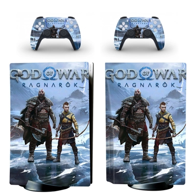 God of War 5 decal skin for PS5 Disc Edition Console and t.. God of War 5 decal skin for PS5 Disc Edition Console and t..
