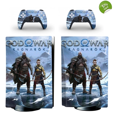 God of War 5 decal skin for PS5 Disc Edition Console and t.. God of War 5 decal skin for PS5 Disc Edition Console and t..
