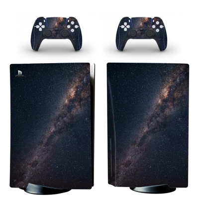 Starry Sky decal skin for PS5 Disc Edition Console and two.. Starry Sky decal skin for PS5 Disc Edition Console and two..