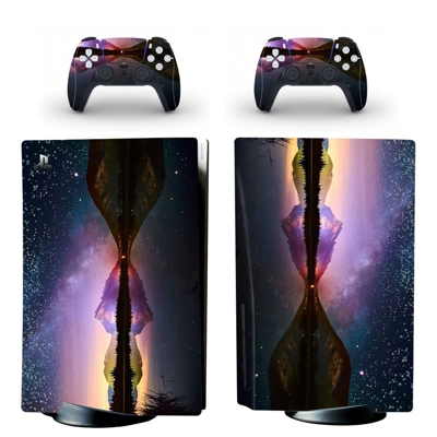 Starry Sky decal skin for PS5 Disc Edition Console and two.. Starry Sky decal skin for PS5 Disc Edition Console and two..