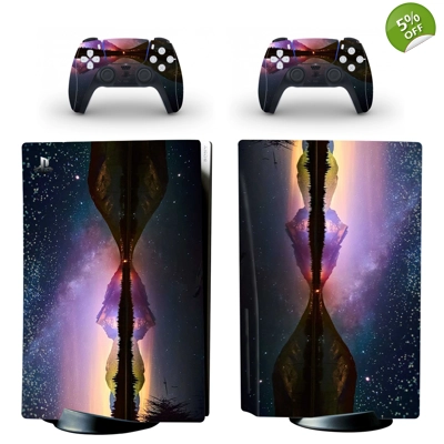 Starry Sky decal skin for PS5 Disc Edition Console and two Controllers