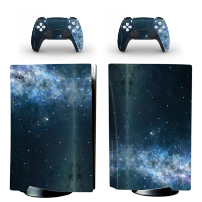 Starry Sky decal skin for PS5 Disc Edition Console and two.. Starry Sky decal skin for PS5 Disc Edition Console and two..