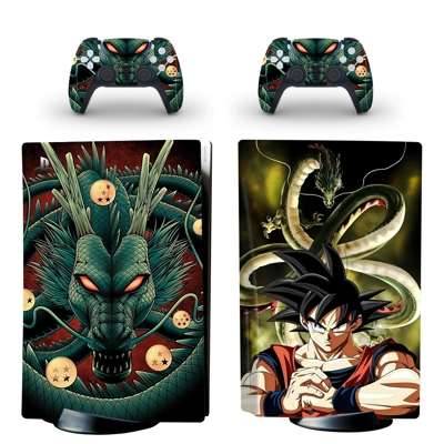 Dragon Ball decal skin for PS5 Disc Edition Console and tw.. Dragon Ball decal skin for PS5 Disc Edition Console and tw..