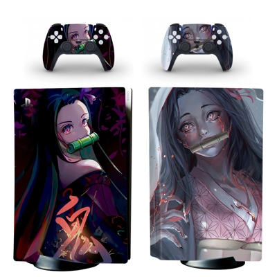 Kimetsu No Yaiba decal skin for PS5 Disc Edition Console a.. Kimetsu No Yaiba decal skin for PS5 Disc Edition Console a..