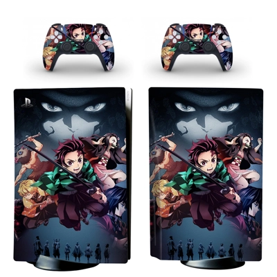 Kimetsu No Yaiba decal skin for PS5 Disc Edition Console a.. Kimetsu No Yaiba decal skin for PS5 Disc Edition Console a..