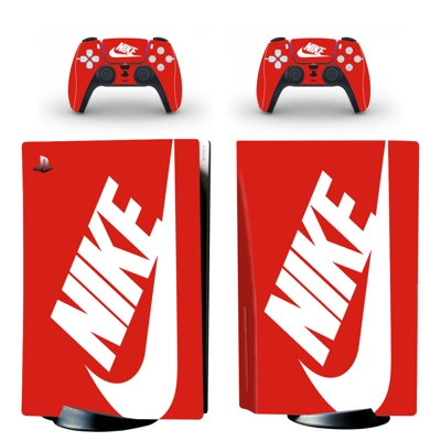 Nike decal skin for PS5 Disc Edition Console and two Contr.. Nike decal skin for PS5 Disc Edition Console and two Contr..