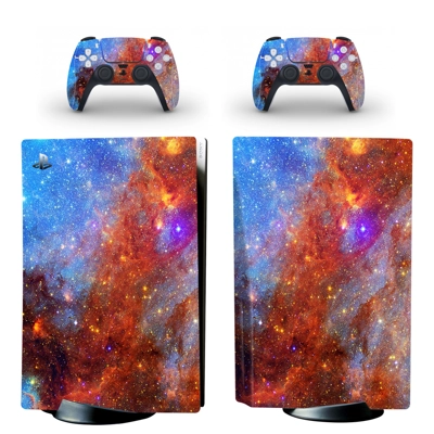 Starry Sky decal skin for PS5 Disc Edition Console and two.. Starry Sky decal skin for PS5 Disc Edition Console and two..