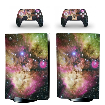 Starry Sky decal skin for PS5 Disc Edition Console and two.. Starry Sky decal skin for PS5 Disc Edition Console and two..