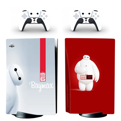 Big Hero 6 decal skin for PS5 Disc Edition Console and two.. Big Hero 6 decal skin for PS5 Disc Edition Console and two..