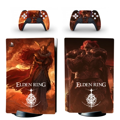 Elden Ring decal skin for PS5 Disc Edition Console and two.. Elden Ring decal skin for PS5 Disc Edition Console and two..