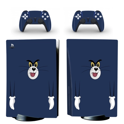 Tom And Jerry decal skin for PS5 Disc Edition Console and .. Tom And Jerry decal skin for PS5 Disc Edition Console and ..