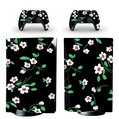 Flower Texture decal skin for PS5 Disc Edition Console and.. Flower Texture decal skin for PS5 Disc Edition Console and..