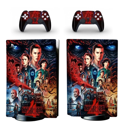 Stranger Things decal skin for PS5 Disc Edition Console an.. Stranger Things decal skin for PS5 Disc Edition Console an..