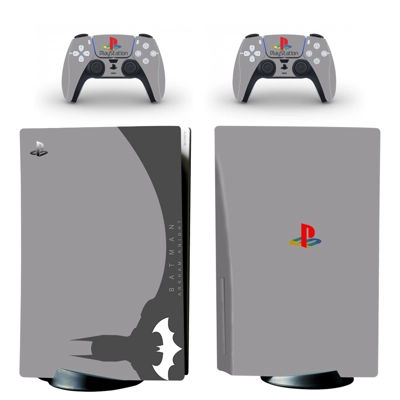 Batman decal skin for PS5 Disc Edition Console and two Con.. Batman decal skin for PS5 Disc Edition Console and two Con..