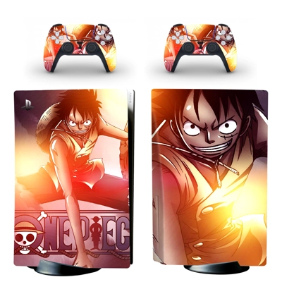 One Piece decal skin for PS5 Disc Edition Console and two .. One Piece decal skin for PS5 Disc Edition Console and two ..