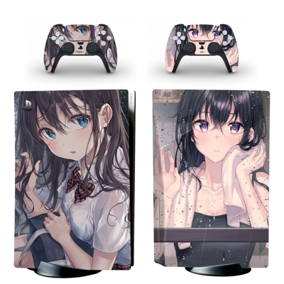 Anime Beautiful Girl decal skin for PS5 Disc Edition Conso.. Anime Beautiful Girl decal skin for PS5 Disc Edition Conso..