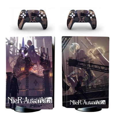 Nier Automata decal skin for PS5 Disc Edition Console and two Controllers