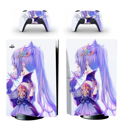 Genshin Impact decal skin for PS5 Disc Edition Console and two Controllers