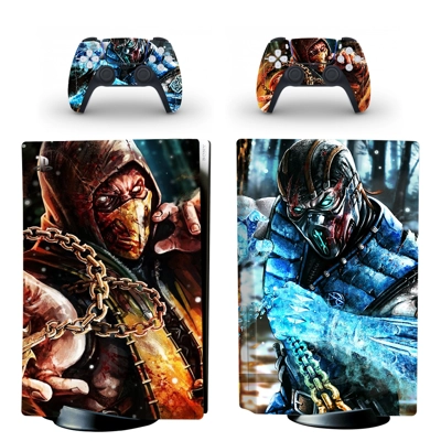 Mortal Kombat 11 decal skin for PS5 Disc Edition Console a.. Mortal Kombat 11 decal skin for PS5 Disc Edition Console a..