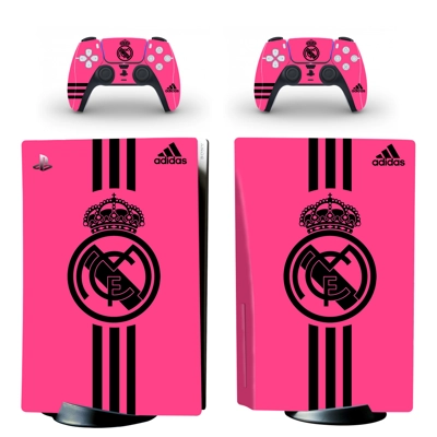 Real Madrid FC decal skin for PS5 Disc Edition Console and.. Real Madrid FC decal skin for PS5 Disc Edition Console and..