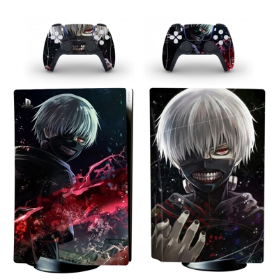 Tokyo Ghoul decal skin for PS5 Disc Edition Console and tw.. Tokyo Ghoul decal skin for PS5 Disc Edition Console and tw..