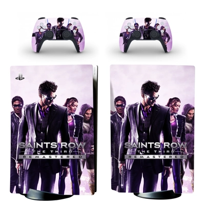Saints Row 3 decal skin for PS5 Disc Edition Console and t.. Saints Row 3 decal skin for PS5 Disc Edition Console and t..