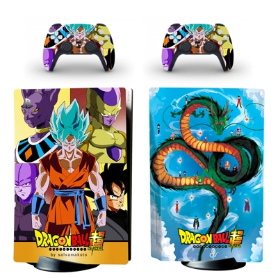 Dragon Ball decal skin for PS5 Disc Edition Console and tw.. Dragon Ball decal skin for PS5 Disc Edition Console and tw..