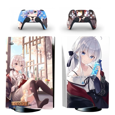 Anime Beautiful Girl decal skin for PS5 Disc Edition Conso.. Anime Beautiful Girl decal skin for PS5 Disc Edition Conso..