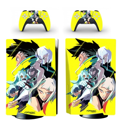 Cyberpunk Edgewalker decal skin for PS5 Disc Edition Conso.. Cyberpunk Edgewalker decal skin for PS5 Disc Edition Conso..