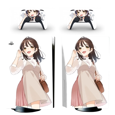 Sayu Ogiwara decal skin for PS5 Disc Edition Console and t.. Sayu Ogiwara decal skin for PS5 Disc Edition Console and t..