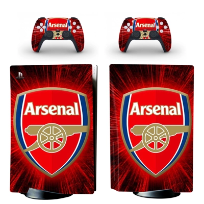Arsenal Football Club decal skin for PS5 Disc Edition Cons.. Arsenal Football Club decal skin for PS5 Disc Edition Cons..