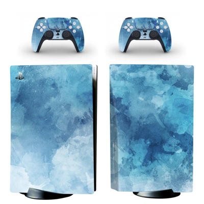 Unisex Style decal skin for PS5 Disc Edition Console and two Controllers