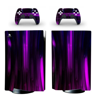 Unisex Style decal skin for PS5 Disc Edition Console and two Controllers