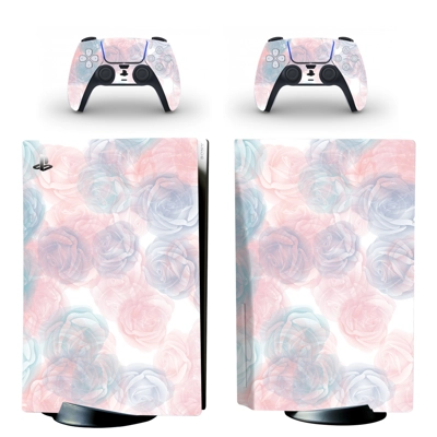 Unisex Style decal skin for PS5 Disc Edition Console and two Controllers