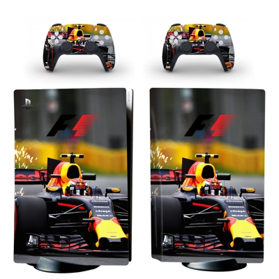 Formula 1 Racing decal skin for PS5 Disc Edition Console a.. Formula 1 Racing decal skin for PS5 Disc Edition Console a..