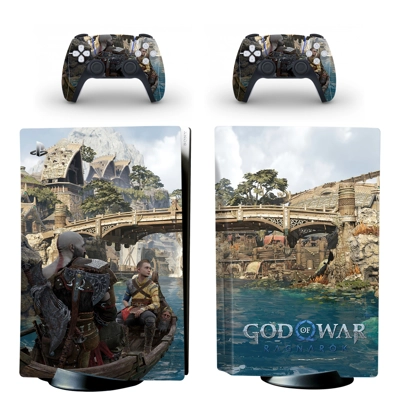 God of War Ragnarok decal skin for PS5 Disc Edition Consol.. God of War Ragnarok decal skin for PS5 Disc Edition Consol..