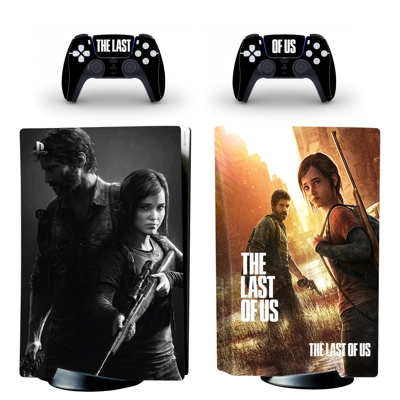 The Last of Us decal skin for PS5 Disc Edition Console and two Controllers