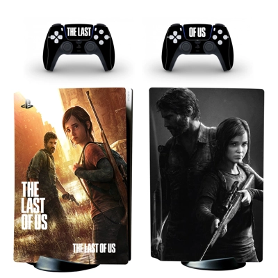 The Last of Us decal skin for PS5 Disc Edition Console and two Controllers
