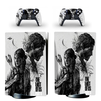 The Last of Us decal skin for PS5 Disc Edition Console and two Controllers