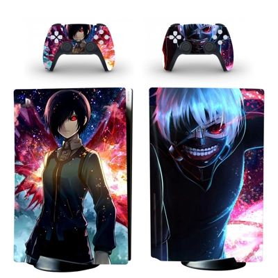 Tokyo Ghoul decal skin for PS5 Disc Edition Console and tw.. Tokyo Ghoul decal skin for PS5 Disc Edition Console and tw..