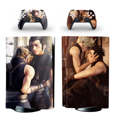 Final Fantasy decal skin for PS5 Disc Edition Console and .. Final Fantasy decal skin for PS5 Disc Edition Console and ..