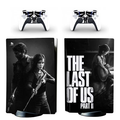 The Last of Us decal skin for PS5 Disc Edition Console and two Controllers