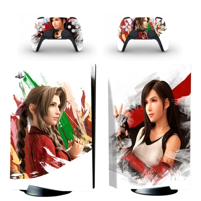 Final Fantasy decal skin for PS5 Disc Edition Console and .. Final Fantasy decal skin for PS5 Disc Edition Console and ..