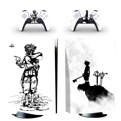 Kingdom Hearts decal skin for PS5 Disc Edition Console and.. Kingdom Hearts decal skin for PS5 Disc Edition Console and..