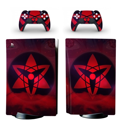 Naruto decal skin for PS5 Disc Edition Console and two Con.. Naruto decal skin for PS5 Disc Edition Console and two Con..