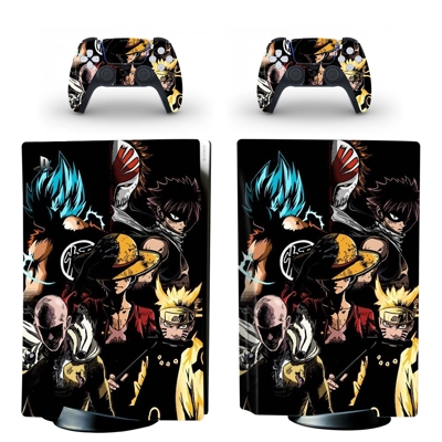 Jump Naruto One Piece decal skin for PS5 Disc Edition Cons.. Jump Naruto One Piece decal skin for PS5 Disc Edition Cons..